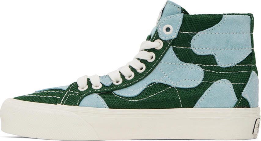 Vans Green  Blue Sk8-Hi WP VR3 LX Sneakers - Picture 3