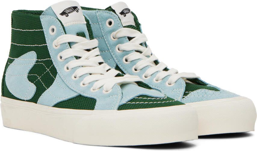 Vans Green  Blue Sk8-Hi WP VR3 LX Sneakers - Picture 2