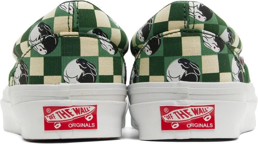 Vans Green  Off-White BILLY's TOKYO Edition OG Classic Slip-On Sneakers