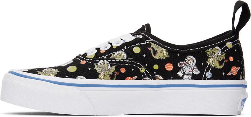Vans Kids Black Authentic Elas Little Kids Sneakers - Picture 3