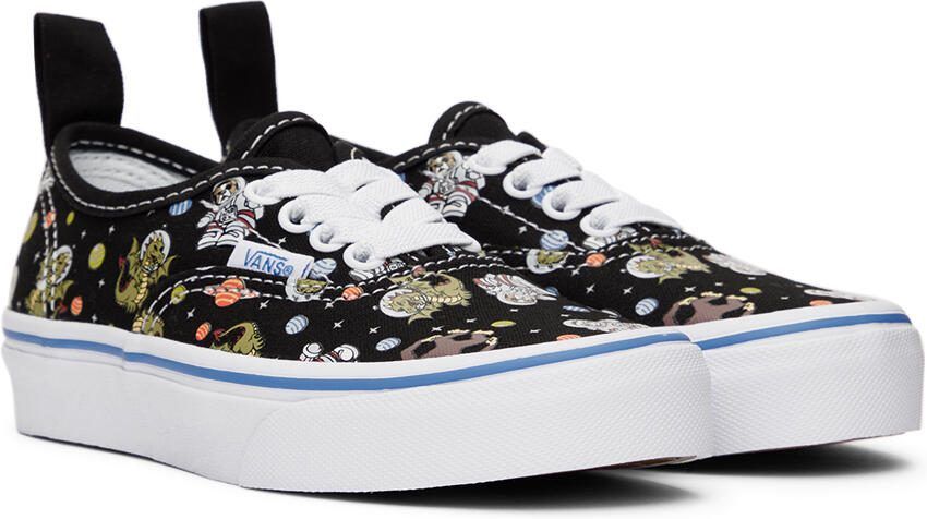 Vans Kids Black Authentic Elas Little Kids Sneakers - Picture 2