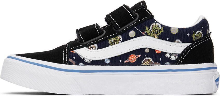 Vans Kids Black Old Skool V Little Kids Sneakers - Picture 3