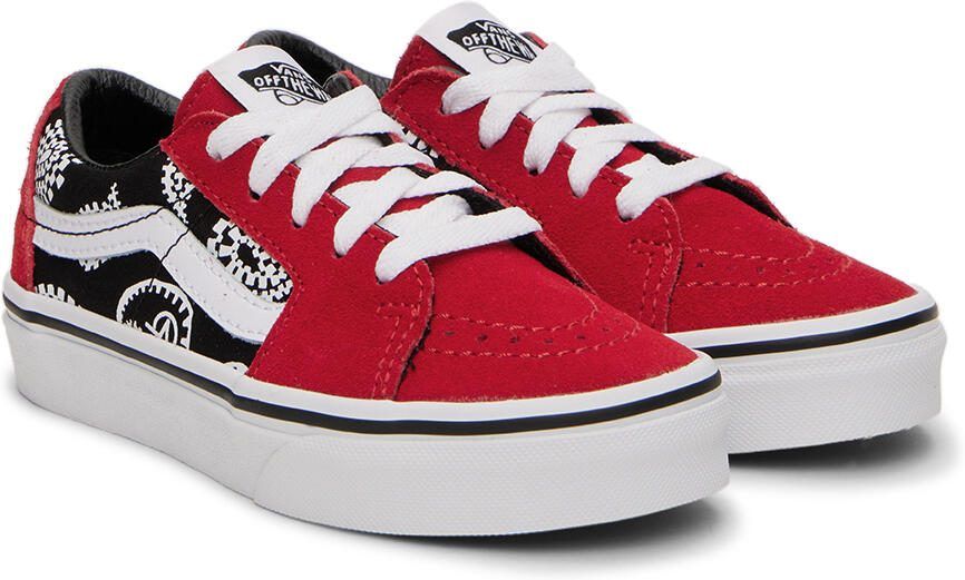 Vans Kids Red  Black SK8-Low Little Kids Sneakers