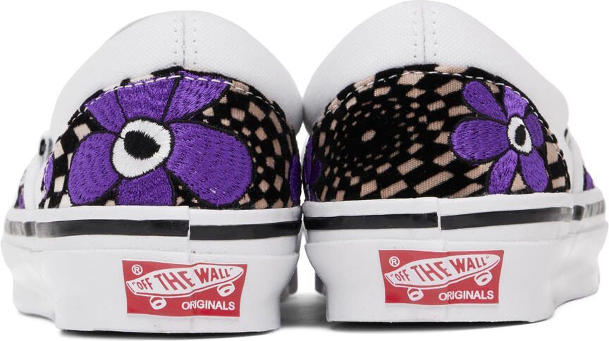 Vans Brown  Black PAM Edition Slip-On Sneakers
