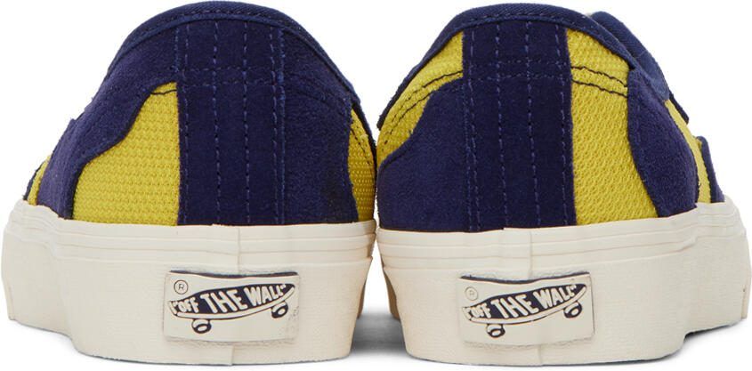 Vans Navy  Yellow Authentic VR3 Sneakers