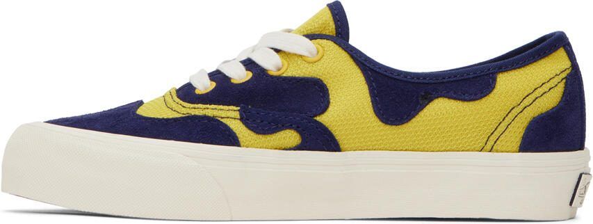 Vans Navy  Yellow Authentic VR3 Sneakers - Picture 3