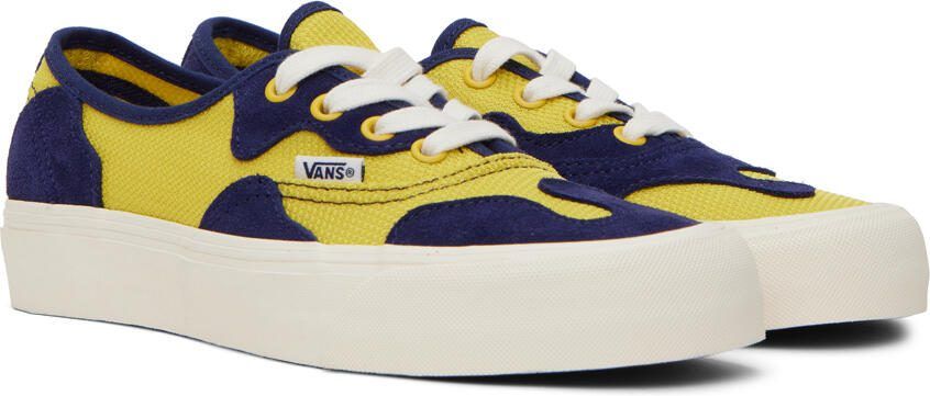 Vans Navy  Yellow Authentic VR3 Sneakers - Picture 2
