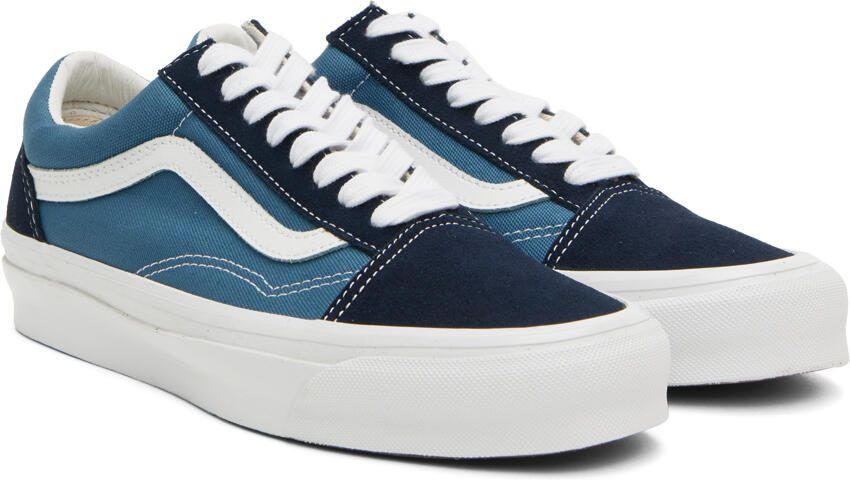 Vans Navy  Blue Old Skool Sneakers - Picture 4