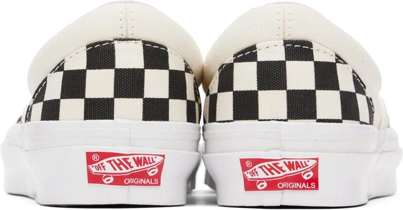 Vans Off-White  Black OG Classic Slip-On LX Sneakers - Picture 14