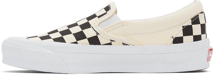 Vans Off-White  Black OG Classic Slip-On LX Sneakers - Picture 8