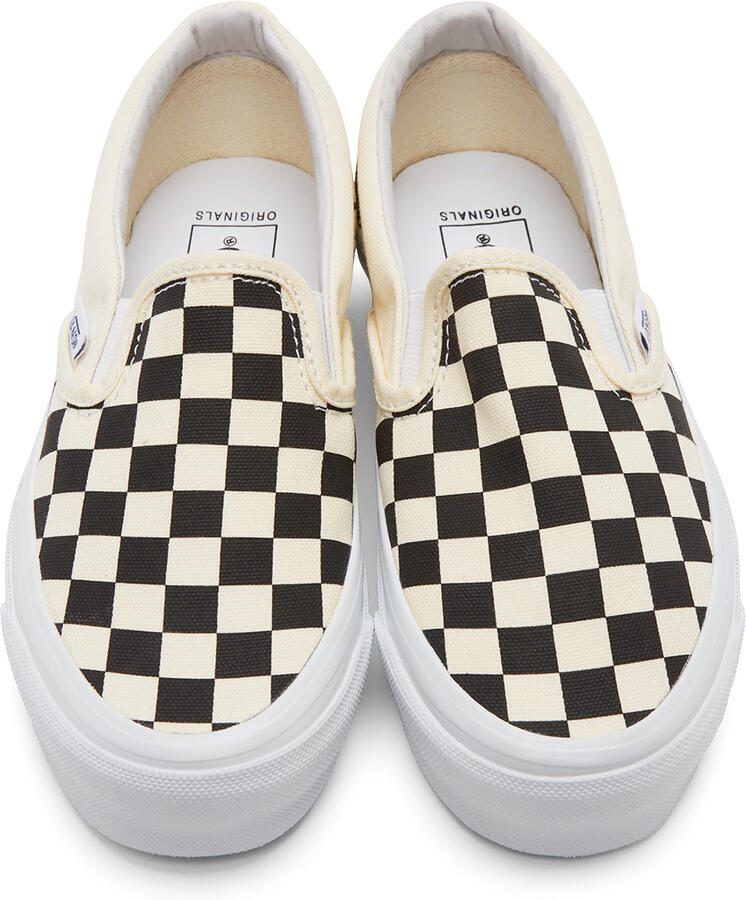 Vans Off-White  Black OG Classic Slip-On LX Sneakers