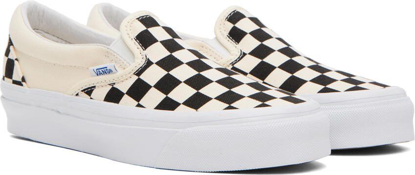 Vans Off-White  Black OG Classic Slip-On LX Sneakers - Picture 7
