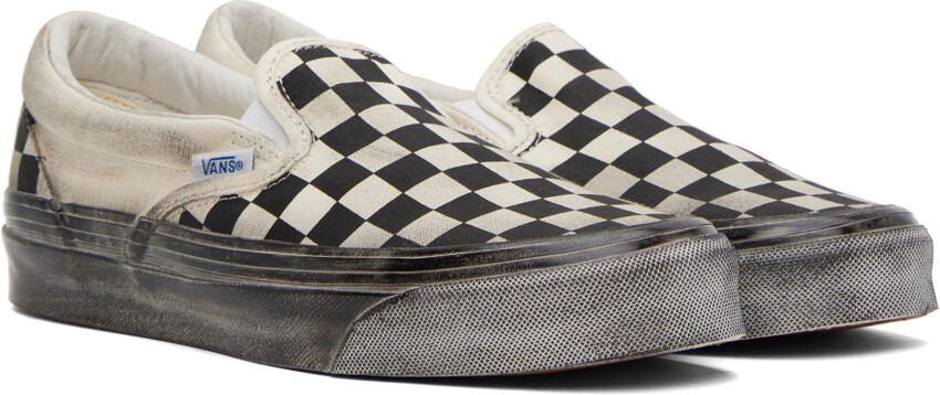 Vans Off-White OG Classic Slip-On LX Stressed Sneakers - Picture 2