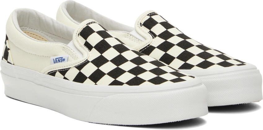 Vans Off-White  Black OG Classic Slip-On LX Sneakers - Picture 6