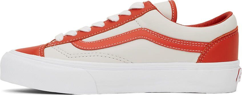 Vans Orange  White Style 36 VLT LX Sneakers - Picture 4