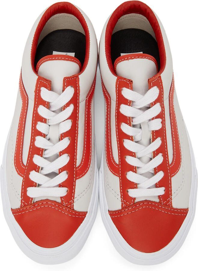 Vans Orange  White Style 36 VLT LX Sneakers