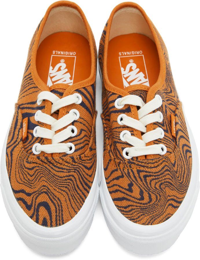 Vans Orange  Navy OG Authentic LX Sneakers