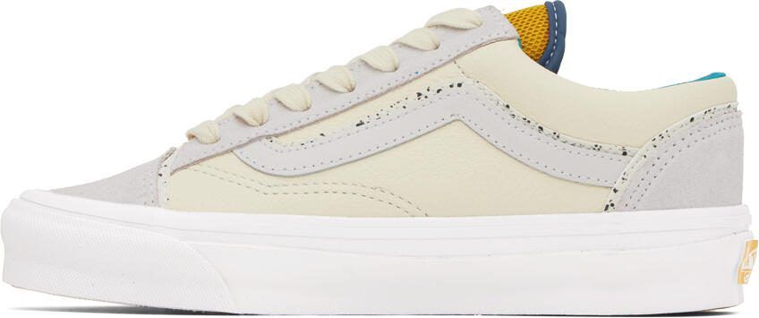 Vans Yellow  White OG Style 36 UI Sneakers - Picture 3