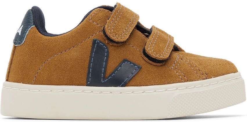 VEJA Baby Tan  Navy Esplar Sneakers - Picture 4
