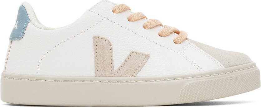 VEJA Kids White  Beige Esplar Sneakers