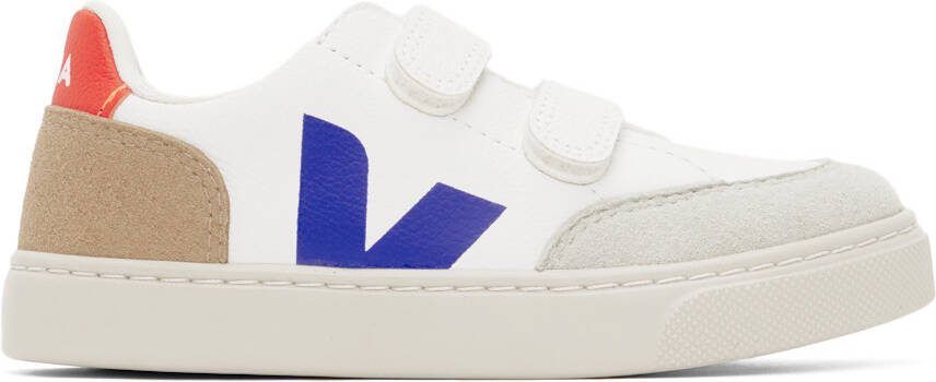 VEJA Kids White  Multicolor V-12 Sneakers - Picture 4