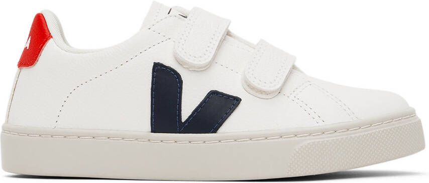 VEJA Kids White  Navy Esplar Sneakers