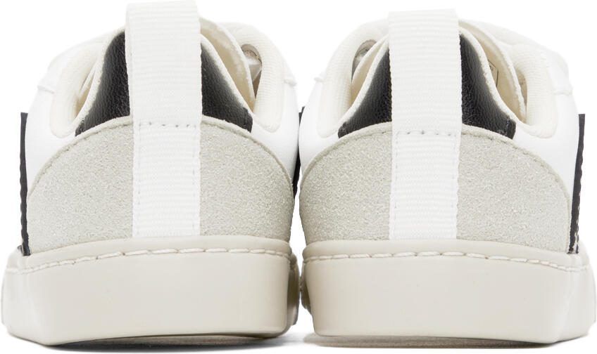 VEJA Baby White  Black V-10 Sneakers