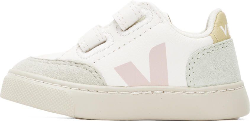 VEJA Baby White  Multicolor V-12 Sneakers - Picture 3