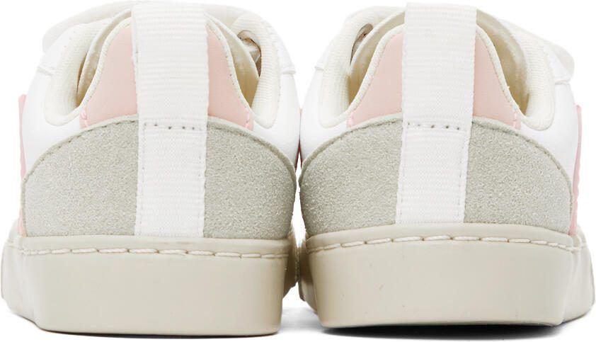 VEJA Baby White  Pink V-10 Sneakers