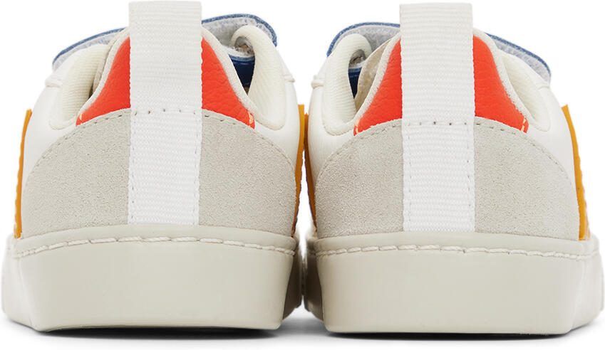 VEJA Baby White  Multicolor V-10 Sneakers