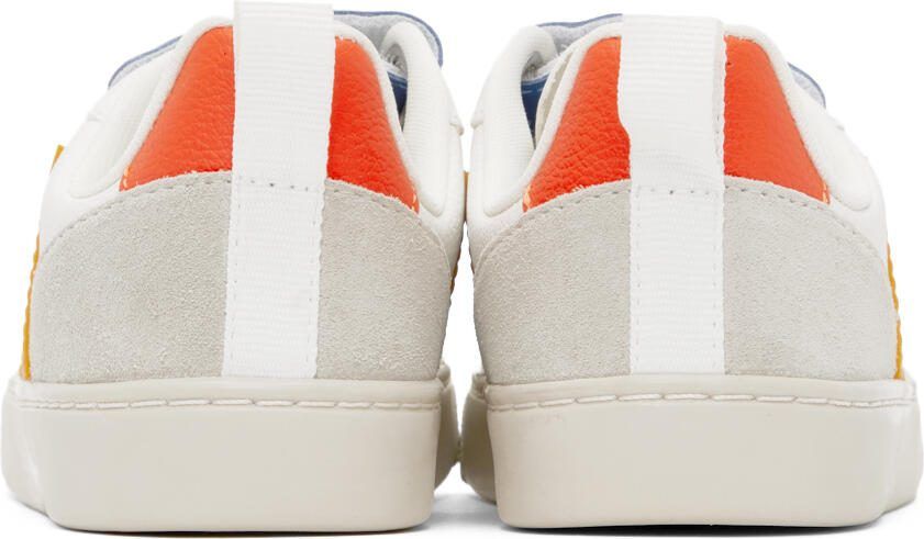 VEJA Kidds White  Multicolor V-10 Sneakers