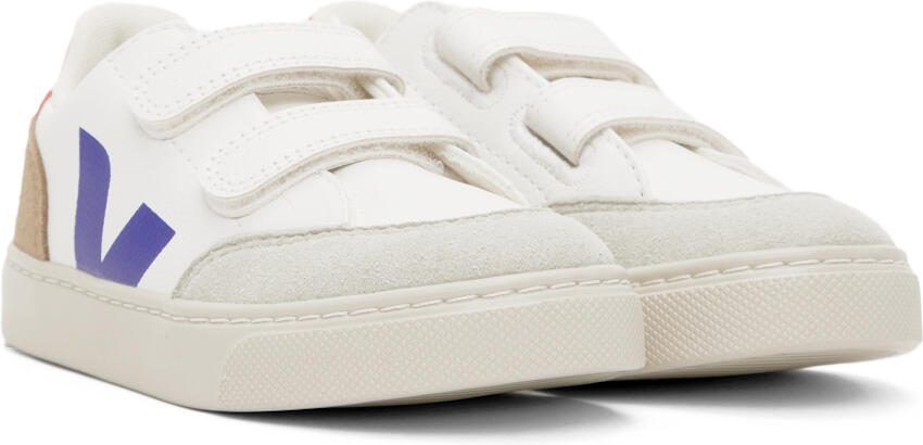 VEJA Kids White  Multicolor V-12 Sneakers - Picture 2