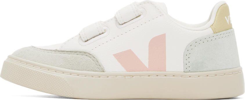 VEJA Kids White  Multicolor V-12 Sneakers - Picture 3
