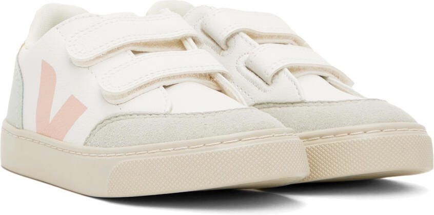 VEJA Kids White  Multicolor V-12 Sneakers - Picture 2