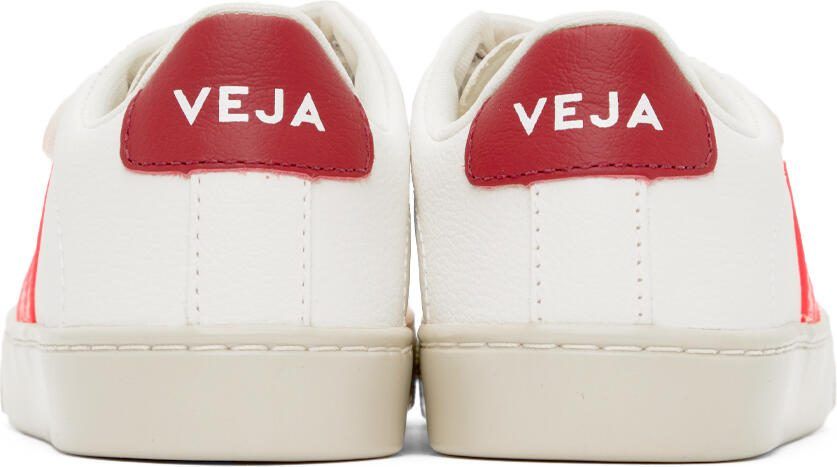 VEJA Kids White  Pink Esplar Sneakers - Picture 4