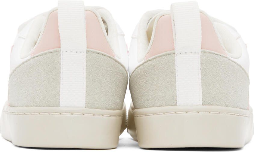 VEJA Kids White  Pink V-10 Sneakers
