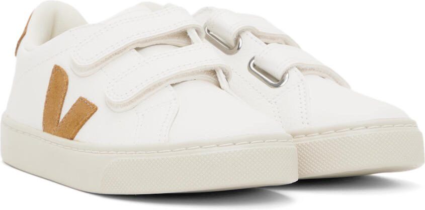 VEJA Kids White  Tan Esplar Sneakers - Picture 2