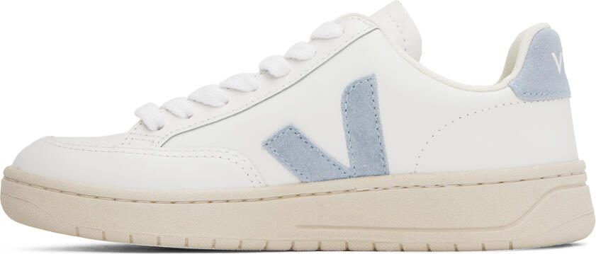 VEJA White  Blue V-12 Sneakers - Picture 3