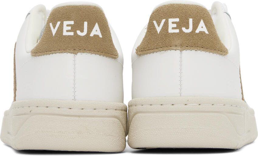 VEJA White  Tan V-12 Sneakers