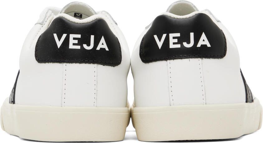 VEJA White  Black Leather Esplar Sneakers