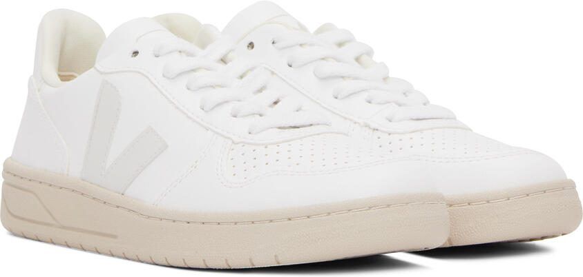 VEJA White V-10 Sneakers - Picture 2