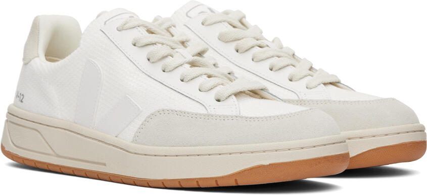 VEJA White V-12 B-Mesh Sneakers - Picture 2