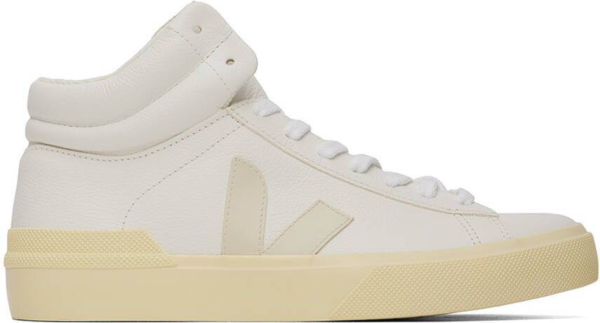 VEJA White  Beige Minotaur High Sneakers - Picture 2
