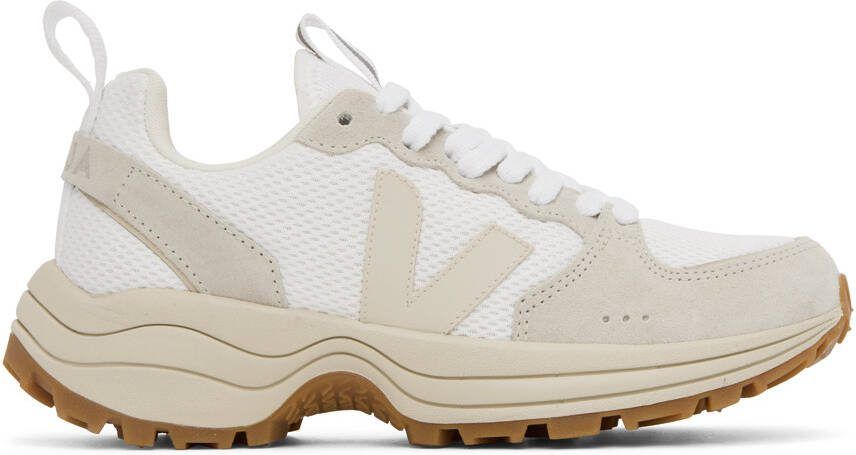 VEJA White  Beige Venturi Sneakers