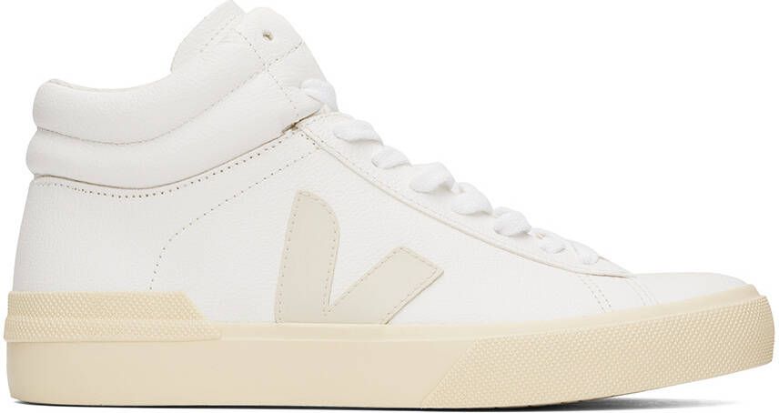 VEJA White  Beige Minotaur High Sneakers