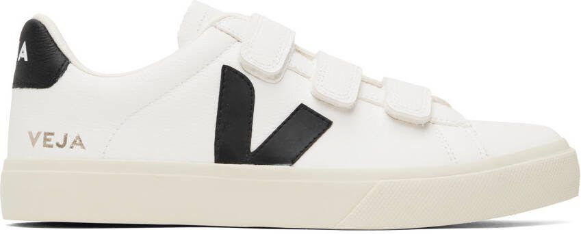 VEJA White  Black Recife Sneakers - Picture 3