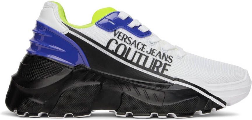 Versace Jeans Couture Black  White Speedtrack Sneakers - Picture 2