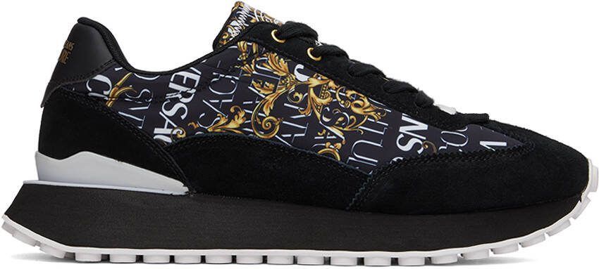Versace Jeans Couture Black Spyke Sneakers - Picture 4