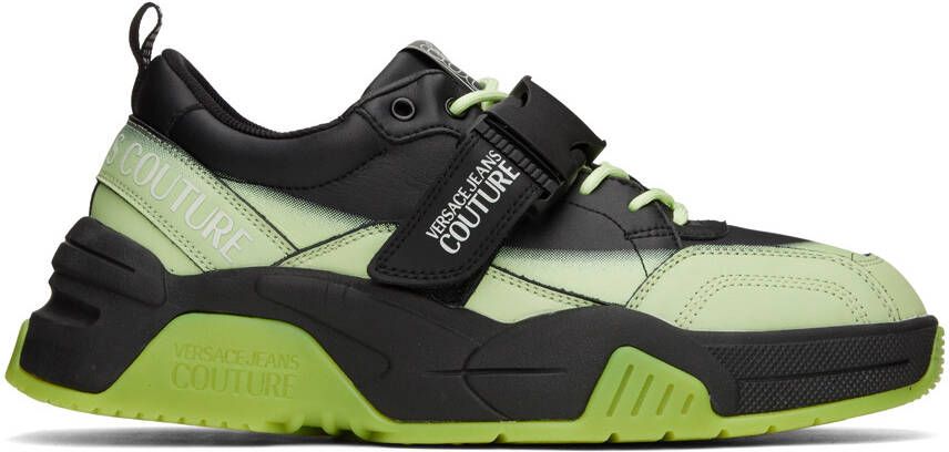 Versace Jeans Couture Green  Black Stargaze Sneakers