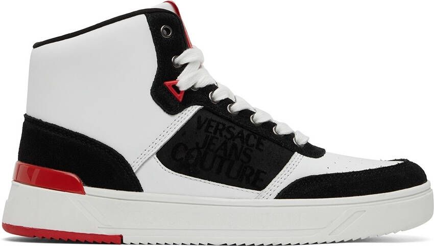 Versace Jeans Couture White  Black Starlight Sneakers - Picture 5